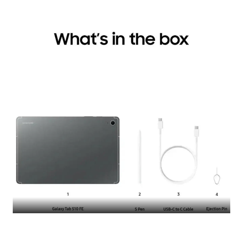 Samsung - Galaxy Tab S10 FE - 10.9" 128GB - Wi-Fi - with S-Pen
