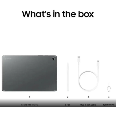 Samsung - Galaxy Tab S10 FE - 10.9" 128GB - Wi-Fi - with S-Pen