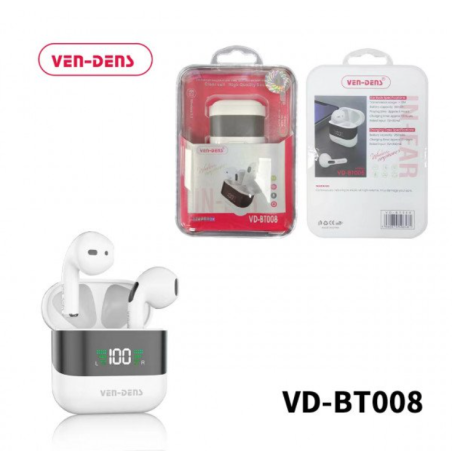 Bluetooth Wireless Earbud for Universal Cell Phone And Bluetooth Device (White)