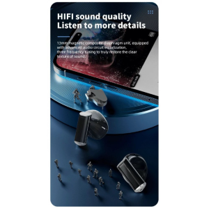 Wireless Bluetooth TWS Headphones with Touch Screen for Universal Cell Phone And Bluetooth Device (White)