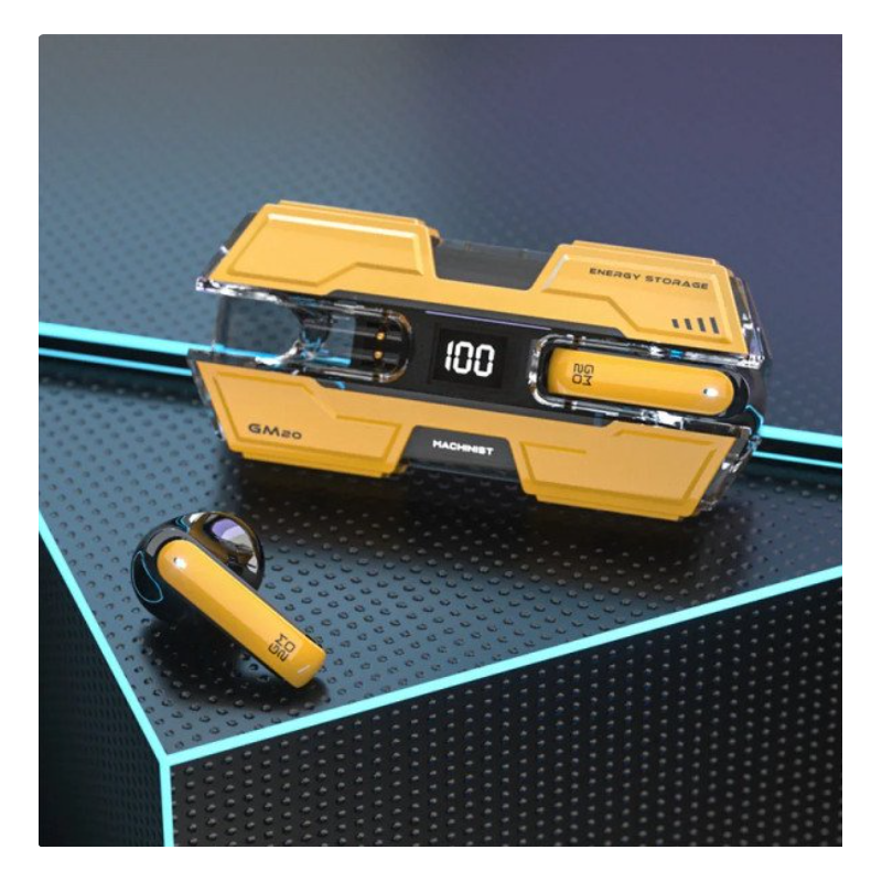 Wireless Bluetooth TWS Headphones  for Universal Cell Phone And Bluetooth Device (Yellow)