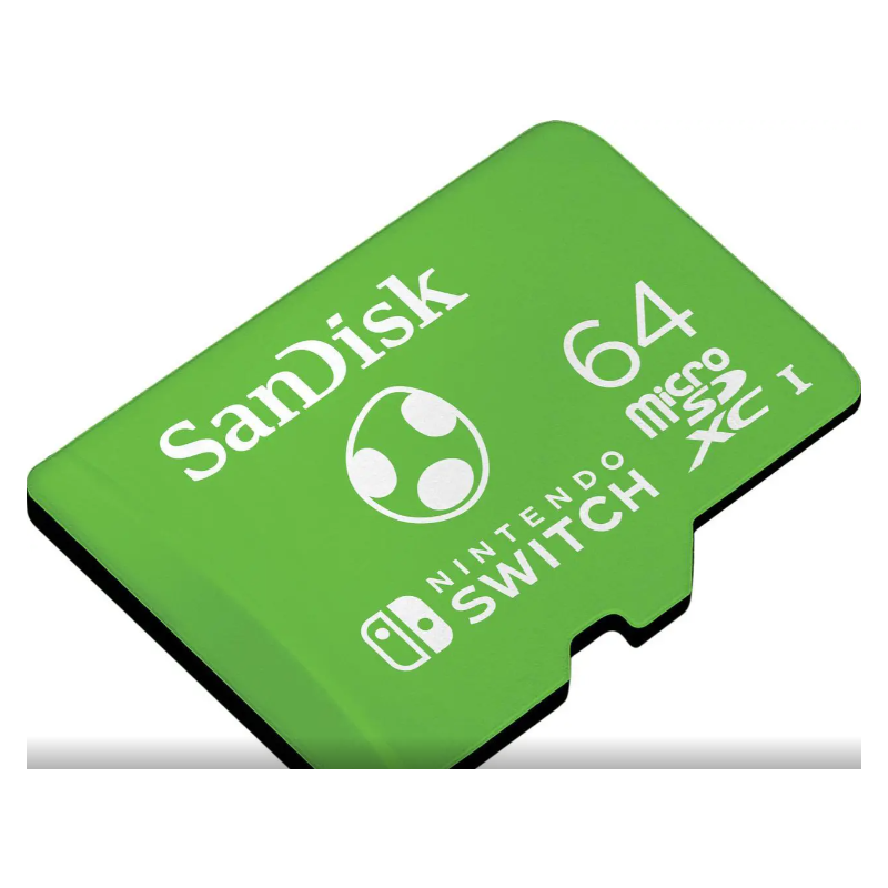 SanDisk 64GB microSDXC UHS-I for Nintendo Switch, Speed Up to 100MB/s (SDSQXAO-064G-GN6ZN)