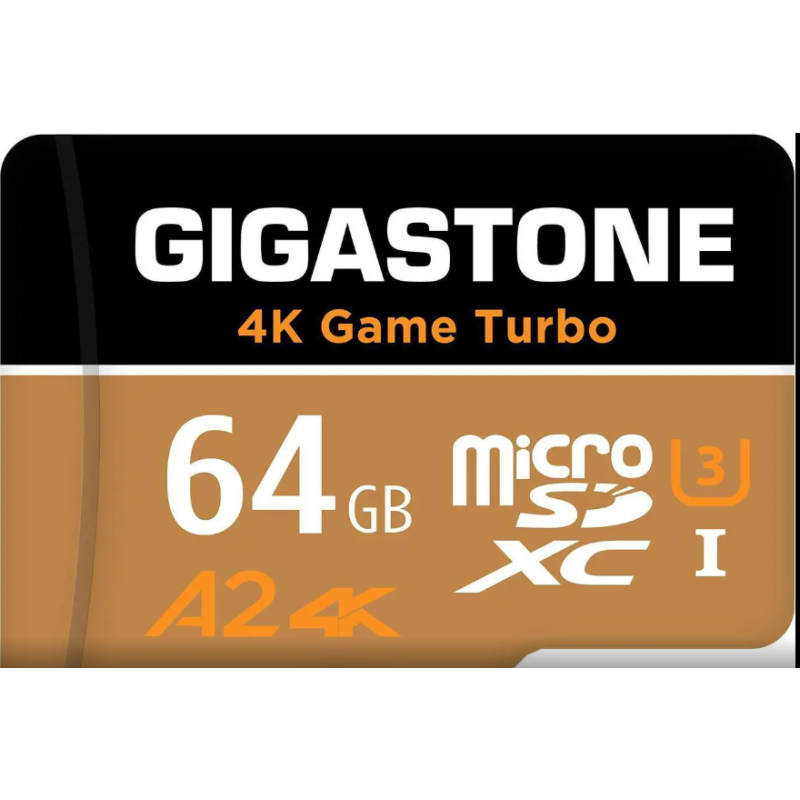 [5-Yrs Free Data Recovery] 64GB Micro SD Card, 4K Game Turbo, Nintendo-Switch MicroSDXC Memory Card, GoPro, Action Camera