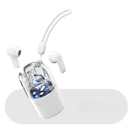 RGB Lights and Transparent Design TC60 for Universal Cell Phone And Bluetooth Device (White)