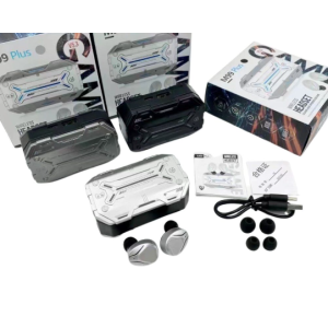 TWS Bluetooth Headphones With Dynamic Battery Display M99Plus for Universal Cell Phone And Bluetooth Device (Gray)