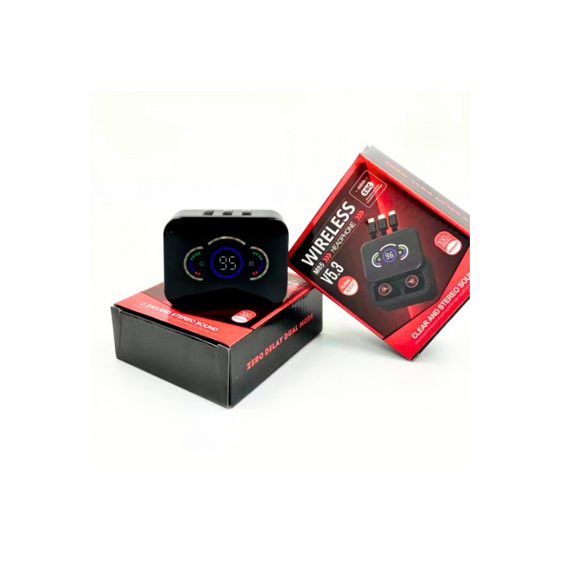 TWS Bluetooth Wireless Headphones for Universal Cell Phone And Bluetooth Device (Black)