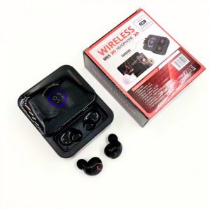 TWS Bluetooth Wireless Headphones for Universal Cell Phone And Bluetooth Device (Black)