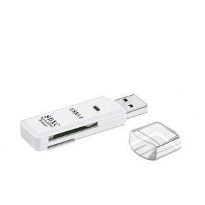USB 3.0 2-In-1 Card Reader For SD/TF Cards- High
