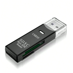 USB 3.0 2-In-1 Card Reader For SD/TF Cards- High