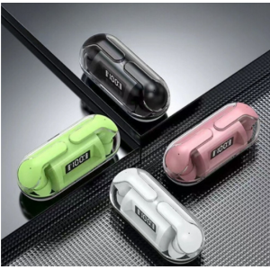 TWS Headphones Ultimate Sound and Advanced Real-Time Battery Display BW04 for Universal Cell Phone And Bluetooth Device (Green)