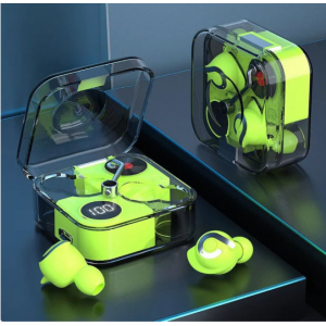 TWS Bluetooth Wireless Headphone Earbuds Headset for Universal Cell Phone And Bluetooth Device (Green)