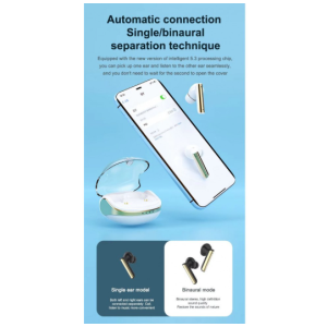 Wireless Headphone Earbuds Gaming Headset Stereo Sound P60 for Universal Cell Phone And Bluetooth Device (White)