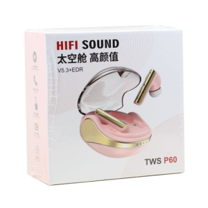 Wireless Headphone Earbuds Gaming Headset Stereo Sound P60 for Universal Cell Phone And Bluetooth Device (White)