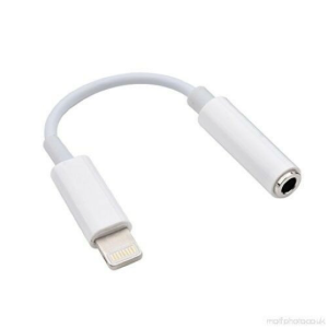 Bluetooth WIRED 8PIN Lighting to Earphone Headphone Jack Adapter Dongle for Apple iPhone (White)