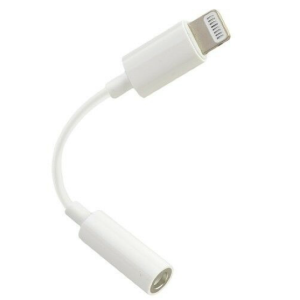 Bluetooth WIRED 8PIN Lighting to Earphone Headphone Jack Adapter Dongle for Apple iPhone (White)