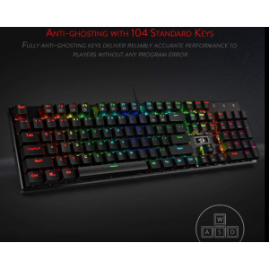 Redragon K556 RGB LED Backlit Wired Mechanical Gaming Keyboard