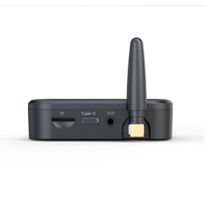 Bluetooth 5.1 Receiver for Universal Cell Phone, Device and More (Black)