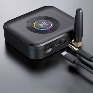 Bluetooth 5.1 Receiver for Universal Cell Phone, Device and More (Black)