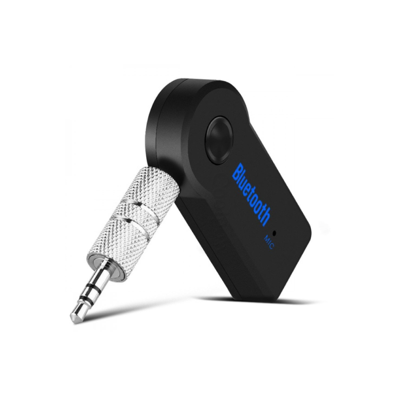 Bluetooth Receiver for Car, Aux Bluetooth Car Adapter 5.0 for Wired Speakers/ Headphones/ Home Music Streaming Stereo (Black)