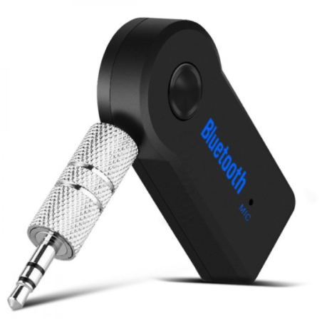 Bluetooth Receiver for Car, Aux Bluetooth Car Adapter 5.0 for Wired Speakers/ Headphones/ Home Music Streaming Stereo (Black)