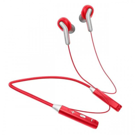 Bluetooth Wireless Sport Earphones Neck band for Universal Cell Phone And Bluetooth Device (Red)