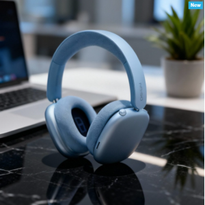 Bluetooth Wireless Surround Sound Headphones with Active Noise Cancellation and Micro SD Card Slot K601ANC (Black)