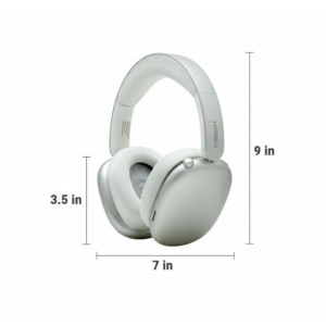 Bluetooth Wireless Surround Sound Headphones with Active Noise Cancellation and Micro SD Card Slot K601ANC (Blue)