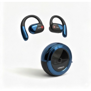 Wireless Earphones Noise Reduction Clear Sound with Lanyard Strap KMSE01 (Black)