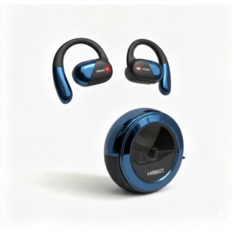 Wireless Earphones Noise Reduction Clear Sound with Lanyard Strap KMSE01 (Black)