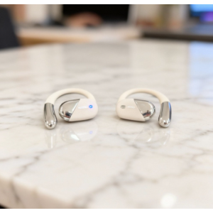 Earphones Noise Reduction Clear Sound with Lanyard Strap KMSE01 (White)