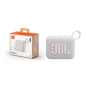 JBL GO 4 Ultra-Portable Wireless Speaker (White)