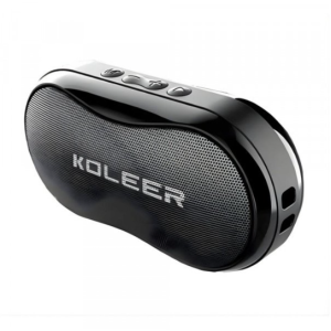 Bluetooth Speaker with FM Radio, USB, Micro SD Slots & Detachable Strap S29 (Black)Z