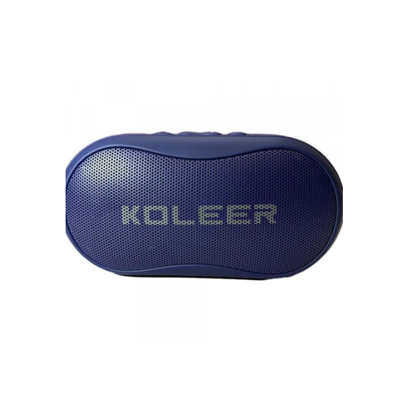 Bluetooth Speaker with FM Radio, USB, Micro SD Slots & Detachable Strap S29 (Blue)