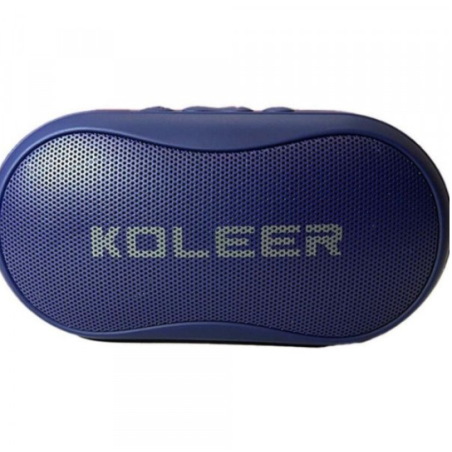 Bluetooth Speaker with FM Radio, USB, Micro SD Slots & Detachable Strap S29 (Blue)