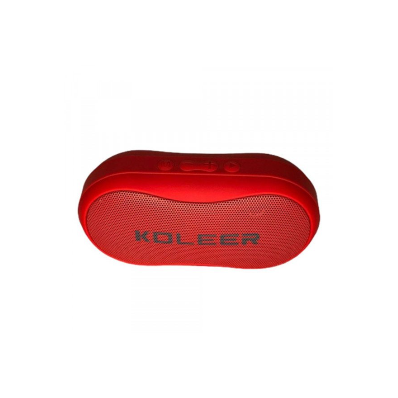 Bluetooth Speaker with FM Radio, USB, Micro SD Slots & Detachable Strap S29 (Red)