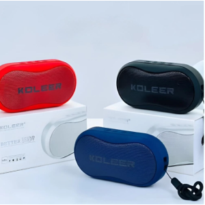 Bluetooth Speaker with FM Radio, USB, Micro SD Slots & Detachable Strap S29 (Red)