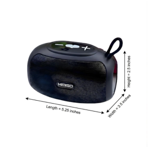 Bluetooth Speaker with Hook Handle – FM Radio, USB & Micro SD Music Playback KMS347 (Red)