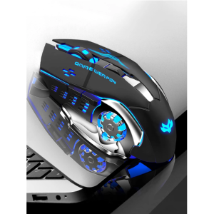 1pc 2.4g Wireless Rechargeable & Silent Gaming Mouse