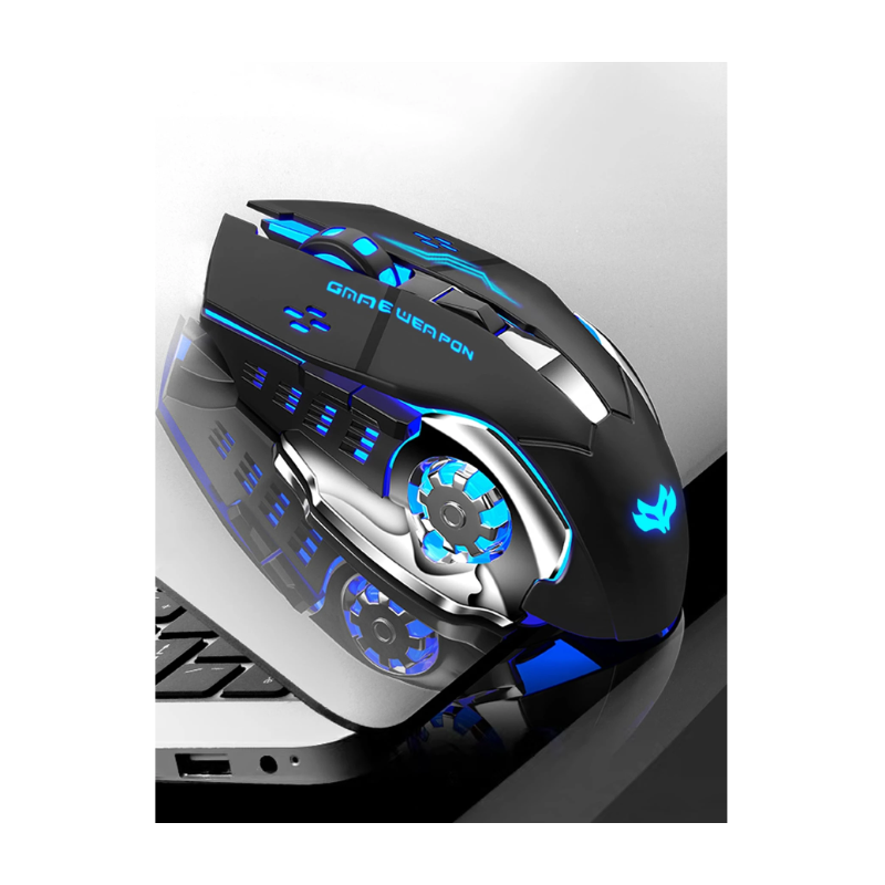 1pc 2.4g Wireless Rechargeable & Silent Gaming Mouse