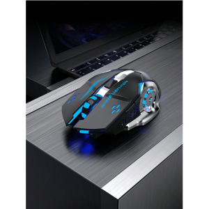 1pc 2.4g Wireless Rechargeable & Silent Gaming Mouse