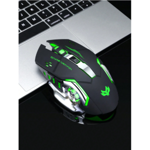 1pc 2.4g Wireless Rechargeable & Silent Gaming Mouse