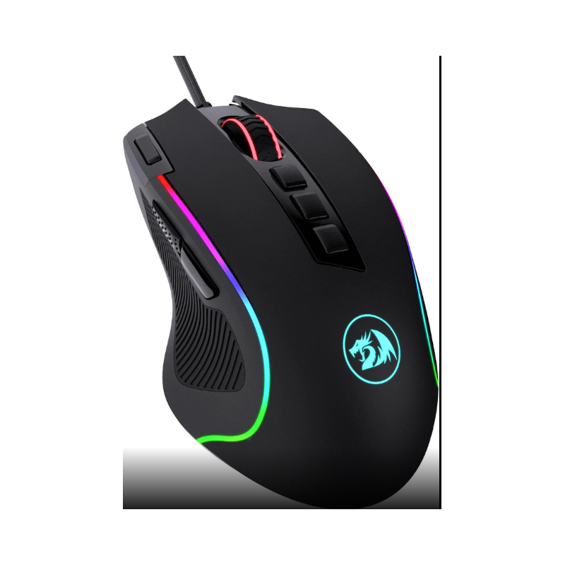 Redragon M612 Predator RGB Gaming Mouse, 8000 DPI Wired Optical