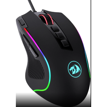 Redragon M612 Predator RGB Gaming Mouse, 8000 DPI Wired Optical