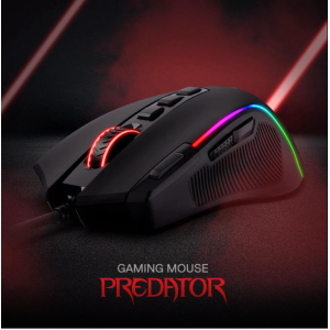 Redragon M612 Predator RGB Gaming Mouse, 8000 DPI Wired Optical