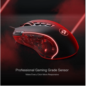 Redragon M612 Predator RGB Gaming Mouse, 8000 DPI Wired Optical
