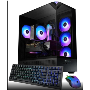 BUYPOWER Element Gaming PC Desktop - Intel Core i5 14400F, NVIDIA GeForce RTX 5060Ti 8GB