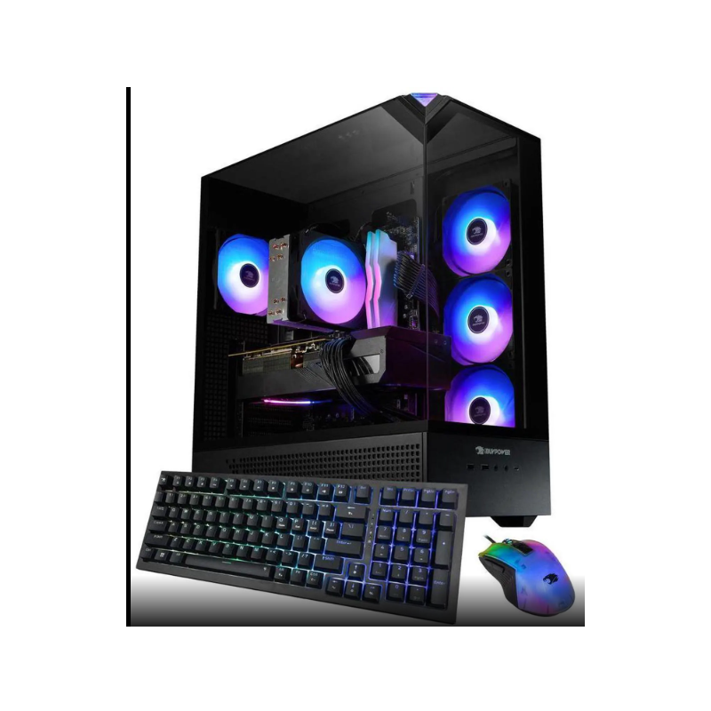 BUYPOWER Element Gaming PC Desktop - Intel Core i5 14400F, NVIDIA GeForce RTX 5060Ti 8GB