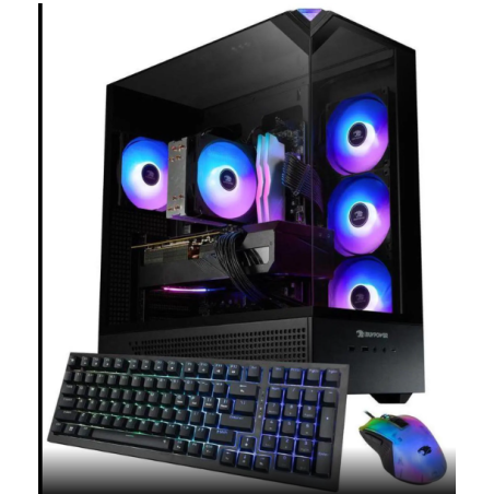 BUYPOWER Element Gaming PC Desktop - Intel Core i5 14400F, NVIDIA GeForce RTX 5060Ti 8GB
