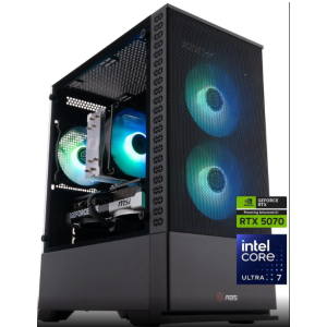 ABS Cyclone Aqua Gaming PC - Windows 11 - Intel Core Ultra 7 265KF - GeForce RTX 5070