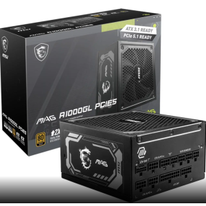 MSI MAG A1000GL PCIE5, Fully Modular Compact Gaming 1000W